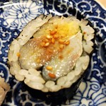 鮨処 多田 - 小肌と大葉の巻鮨