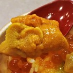 鮨処 多田 - 本日の卵かけご飯　馬糞雲丹