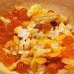 鮨処 多田 - 小鉢　本日の卵かけご飯　