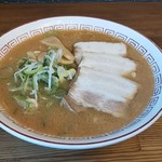 喜多方食堂 - 蔵出し味噌ラーメン(鶏油入り)700円 ♪