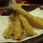 ゆうがた - 四方竹の天ぷら
