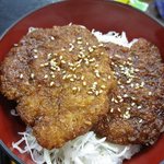 藤波亭 - ソースカツ丼アップ