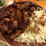 こばぁやし商店 - コースのとんてきボリュームあってタレが美味しかった！