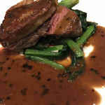 キャトルラパン - フォアグラと蝦夷鹿