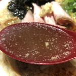 生姜醤油専門 我武者羅 - 背脂生姜醤油味玉ラーメン