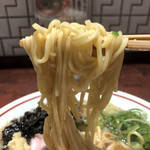 生姜醤油専門 我武者羅 - 背脂生姜醤油味玉ラーメン