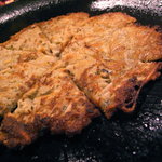 雪姫亭 - 牛蒡と牡蛎のチヂミ