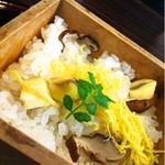 お料理　京柳 - 栗御飯だっ♬ゎｰｨ♪ヽ(*´∀`)ﾉ