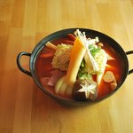 カラブー - 乾麺が入ったからだ温まるお鍋です。