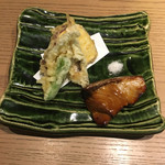 手創り旬菜と和食 せん - 奥能登定食の天ぷらと魚