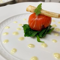 サーモンのサワークリーム包み