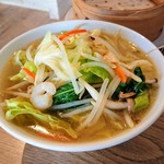 Jin Hoa - ミックス小籠包＆麺セットの野菜タンメン