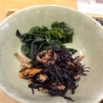 Ootoya - 副菜のヒジキとワカメ