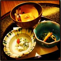 日本料理 瀬戸内 - 菱コースの前菜。ヘルシーでおいしい。