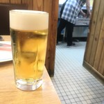 味の羊ヶ丘 - 生ビール 520yen