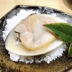 寿司大 - 蛤酒蒸し