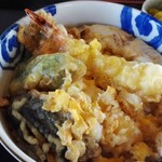 Udon Sankei - 天とじ丼、900円