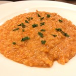 さとむら - 雲丹のリゾット トマトクリーム