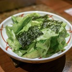 松庵 - ☆韓国のりサラダ 680円
