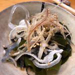 浅草じゅうろく - 河豚皮＆若布