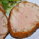 とんかつ青柳 - 断面アップ！ プロカメラマンは顔負け！