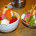 とんかつ青柳 - 揚物がサラダを美味しくしています