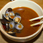 とんかつ青柳 - しじみ汁 具沢山