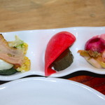 とんかつ青柳 - 3品盛り