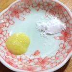とんかつ青柳 - レモン汁＆塩