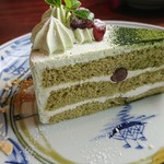 長崎阿蘭陀珈琲館 - 抹茶ケーキ