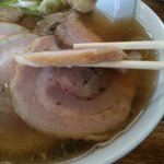 青竹手打ラーメン 日向屋 - チャーシューメン