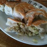 青竹手打ラーメン 日向屋 - 餃子