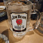 炭火屋　ｂｕｃｈｉ - JIM BEAN に見せかけてのお冷や