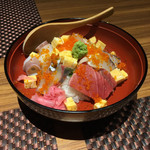 鮨と地酒 地雷也 - ばらちらし