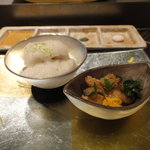 くすのき - 口取りは鱧を泡状にしたタレが最高でした