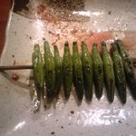 焼き鳥 丈参 - コース⑤金針菜（百合の花の蕾）