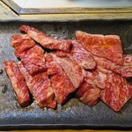 贅沢ランチの肉