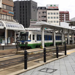 Fukusoba - 駅前に路面電車発見