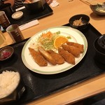 お食事処 あおい亭 - 白身魚フライ定食 900円
