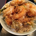 天富士 - かき揚げ天丼