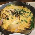 Shuen Chuu Bou Haku - 角煮定食850円の 今日の小鉢卵とじ