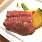 北海道産牛肉 陶板焼き