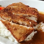 ハートロックカフェ - メカジキのフライカレーのアップ