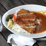 ハートロックカフェ - メカジキのフライカレー800円