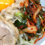ラーメン二郎 - ニラキムチ 80円