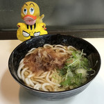 今庄そば - かけうどん300円（税込）