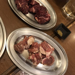 塩ホルモン 炭火のあんざい - サガリとジンギスカン