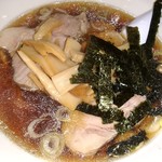 らぁめん ほりうち - チャーシュー麺(出てきた姿、チャーシューの状態が良く分からない)