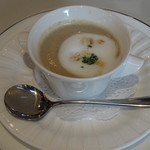 ラ・リビエール - ゴボウのポタージュスープ