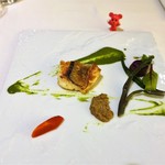 DINING ROOM IN THE MAIKO - 水の恩恵 　鯛 ボルチーニ　チーマディラーバ